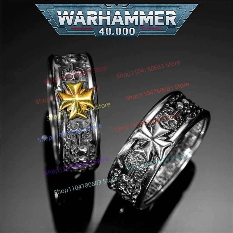 Quality Men'S Accessories - 40K Black Templars Crusader Vows Ring