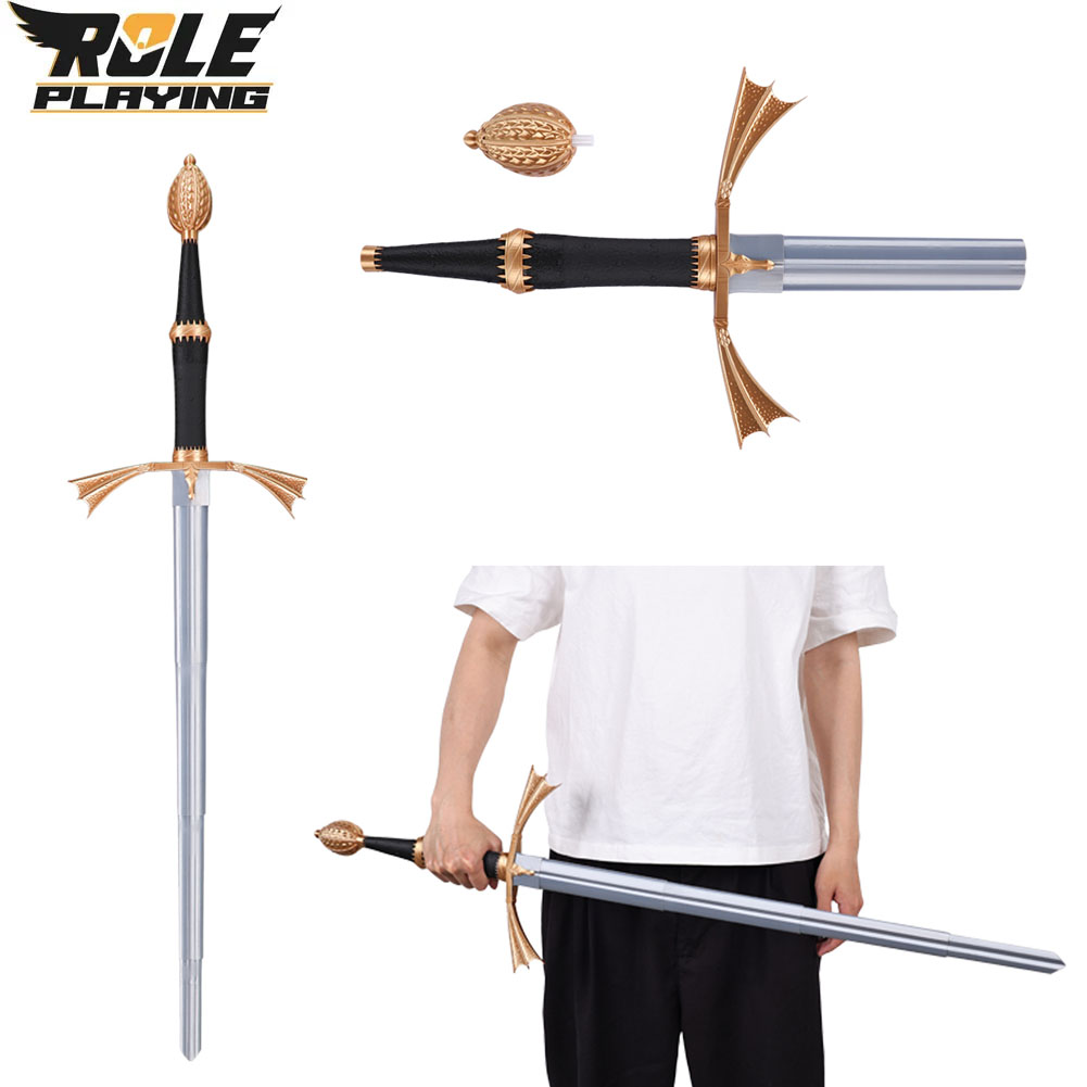 Men Accessories Silver - Daemon Cosplay Retractable Silver Plastic Knife