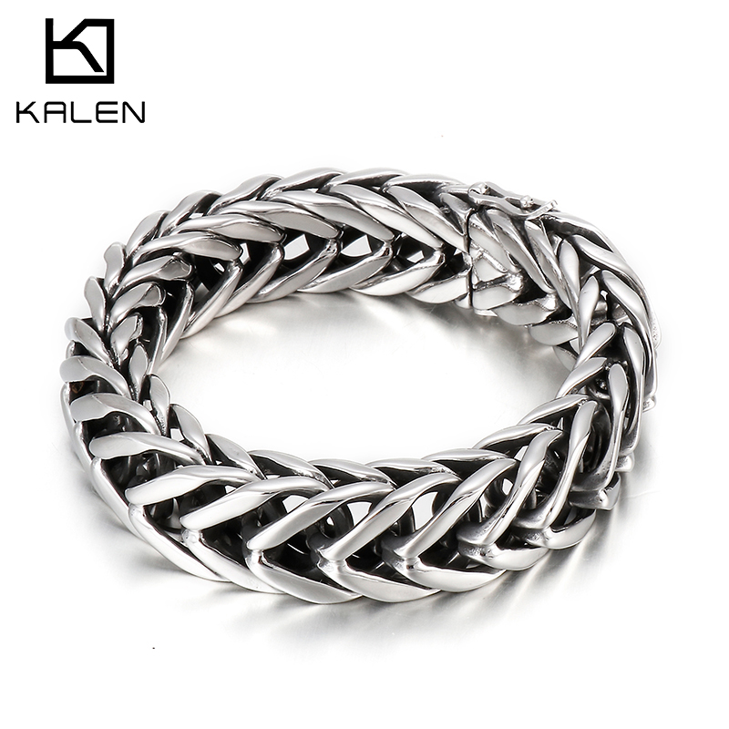 Men Accessories Bd - Kalen 17mm Personality Men's Bracelet Punk