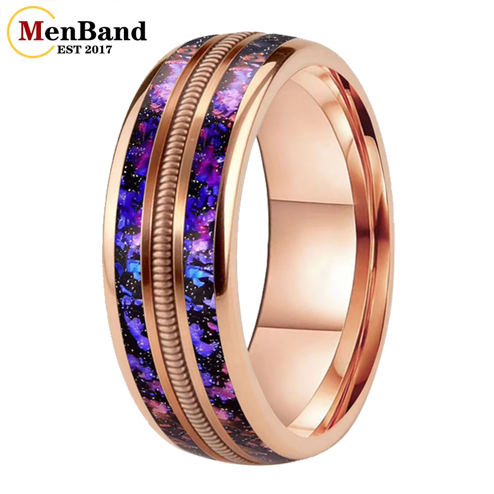 Men Accessories For Wedding - Fashion 8mm Men Women New Wedding