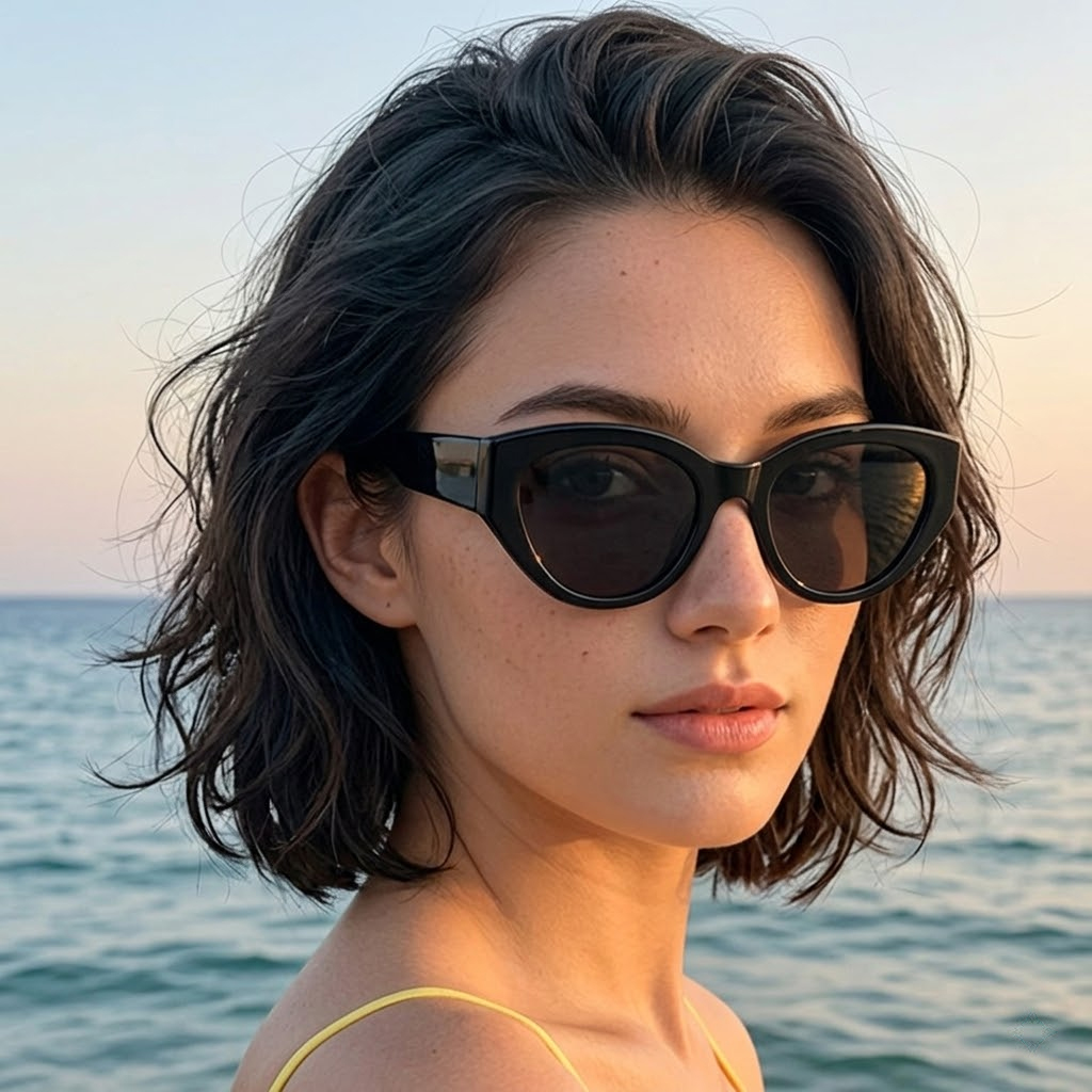 Quality Men'S Accessories - Women Men Classic Cat-Eye Polarized Sunglasses