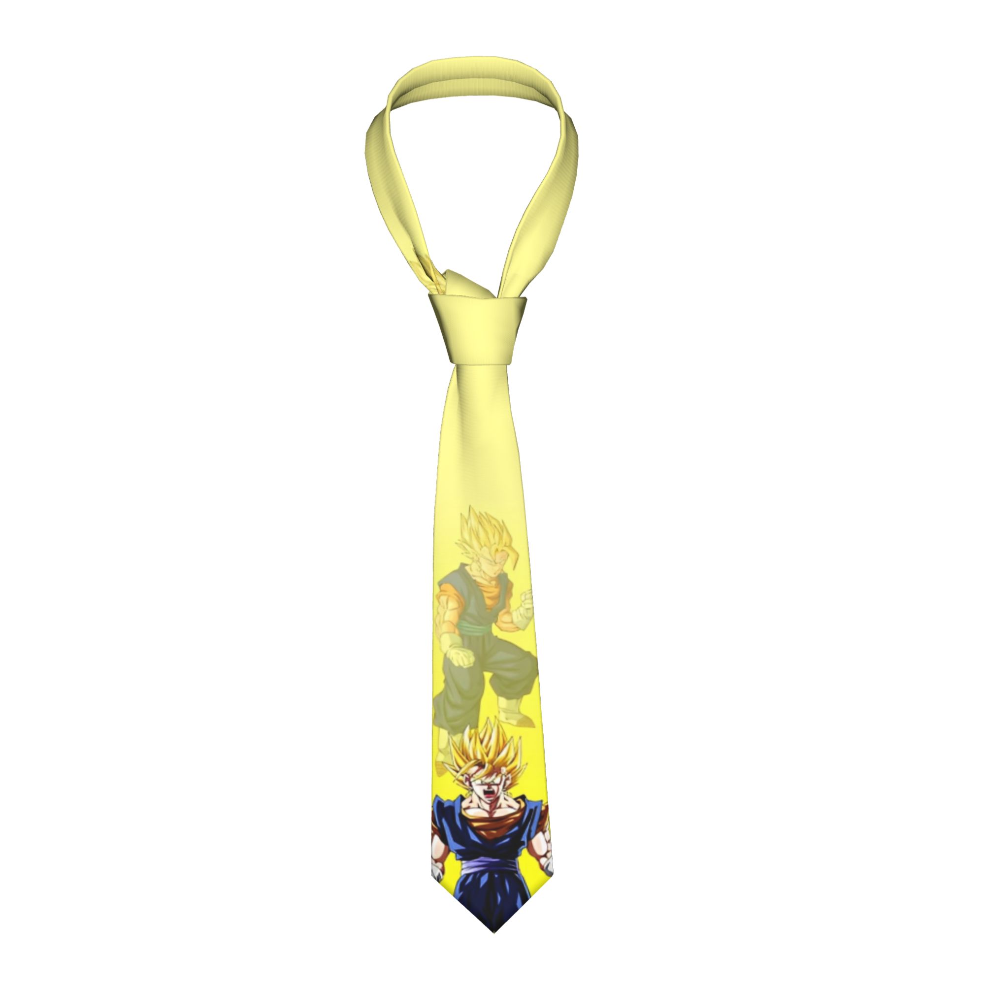 Men Accessories For Wedding - DBZ Z Characters Pattern Neckties Unisex