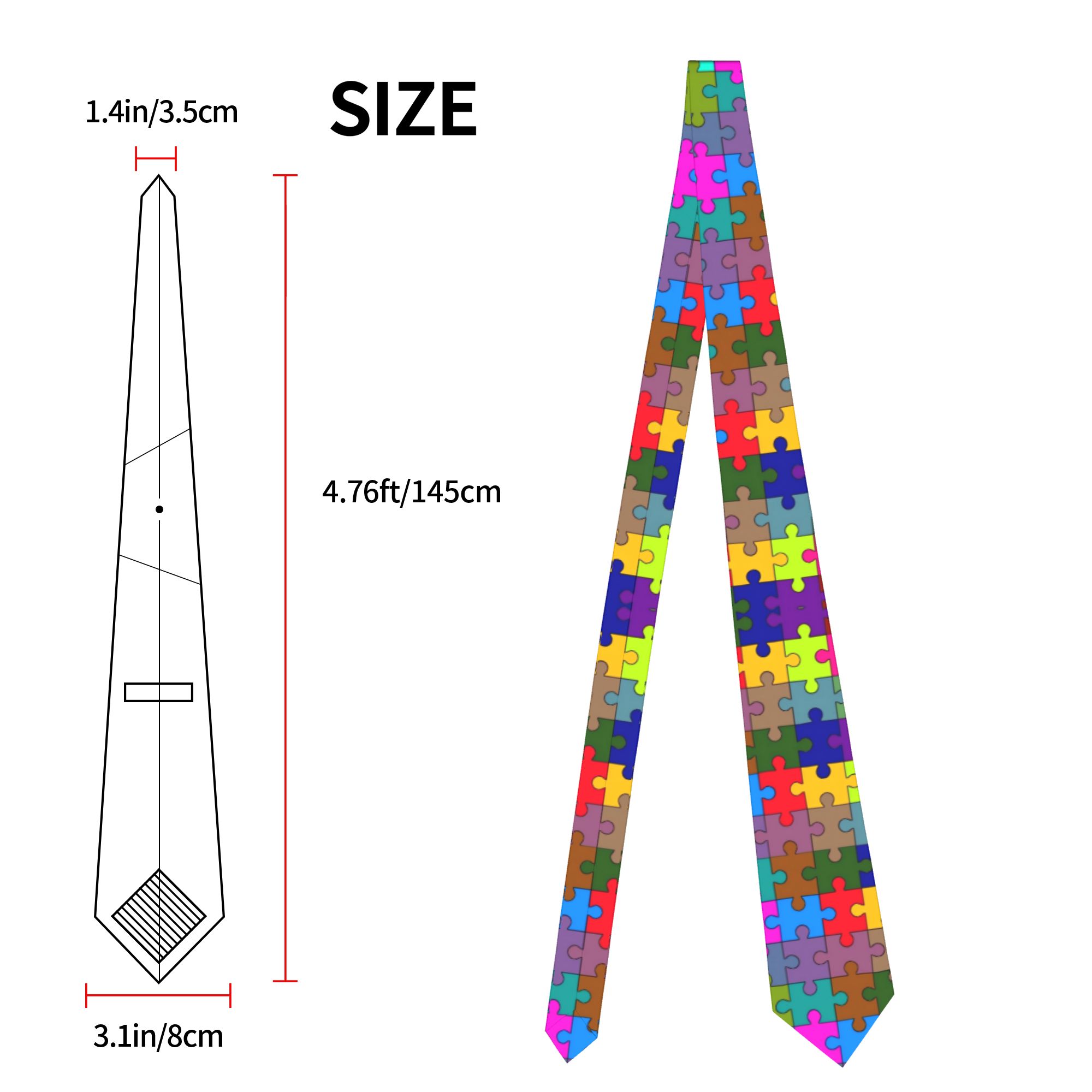 Dark Gradient Puzzle Tie  Wedd - Men Accessories For Wedding ulasan dan harga