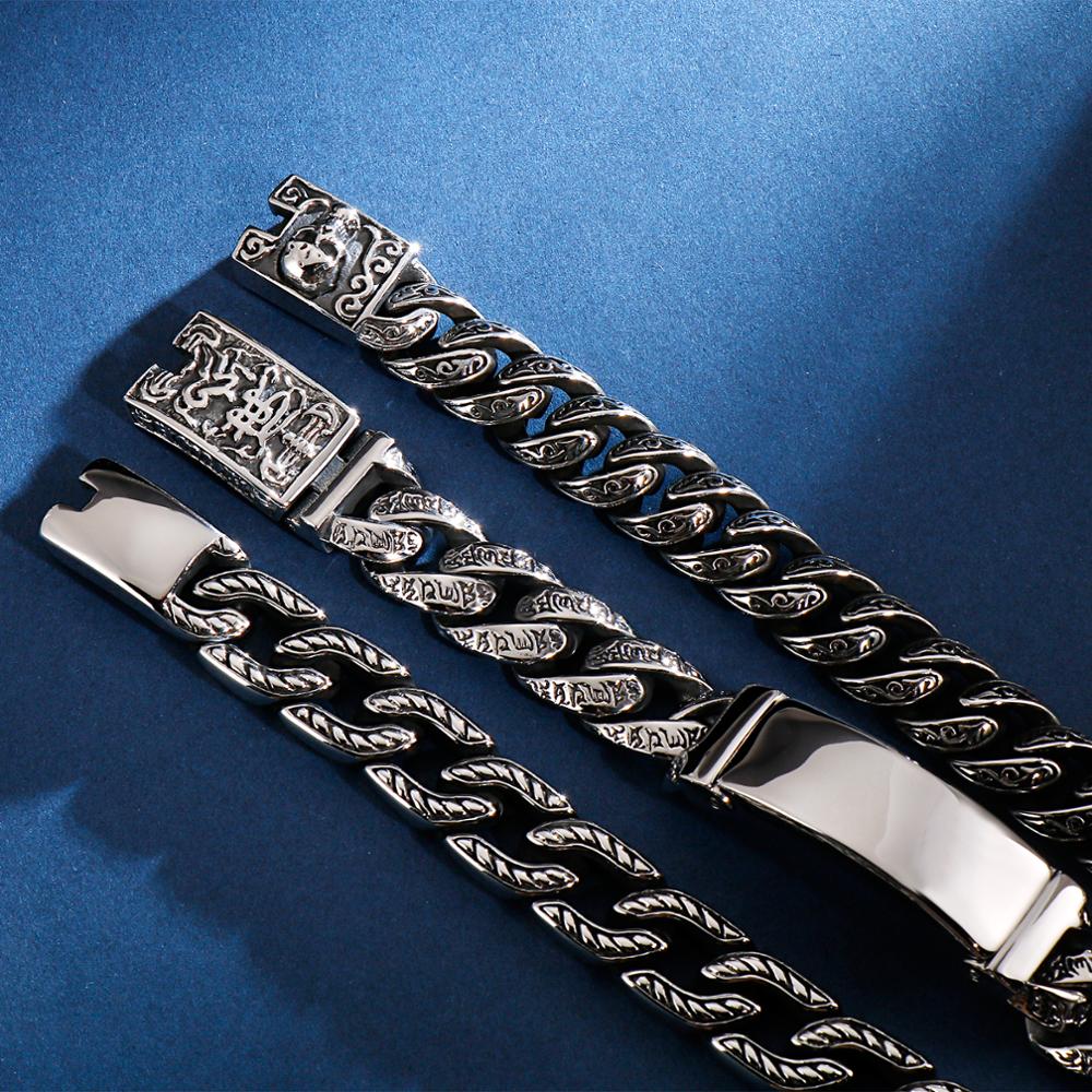 Kalen Punk Chain Skull Bangles - Men Accessories Bd ulasan dan harga