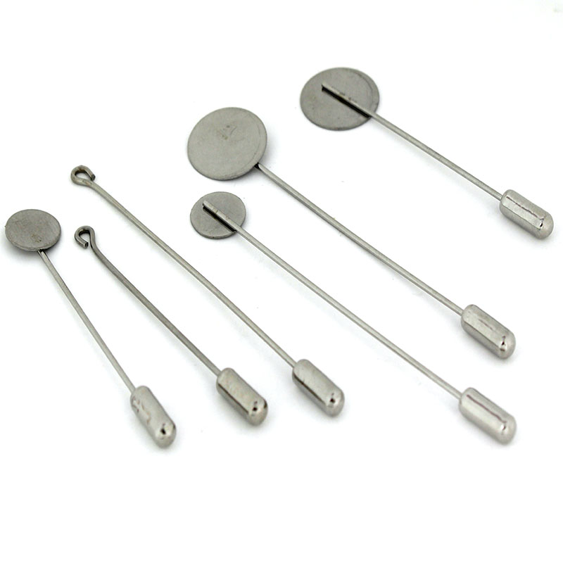 10pcs/Lot 10 15mm Stainless St - Men Accessories Brooch ulasan dan harga