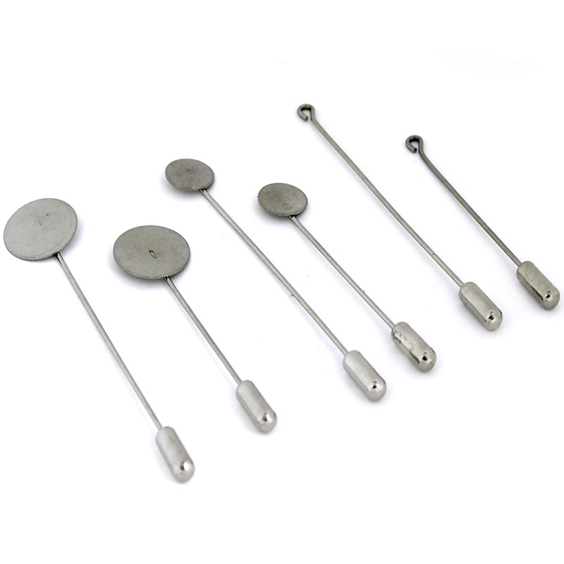 10pcs/Lot 10 15mm Stainless St - Men Accessories Brooch ulasan dan harga