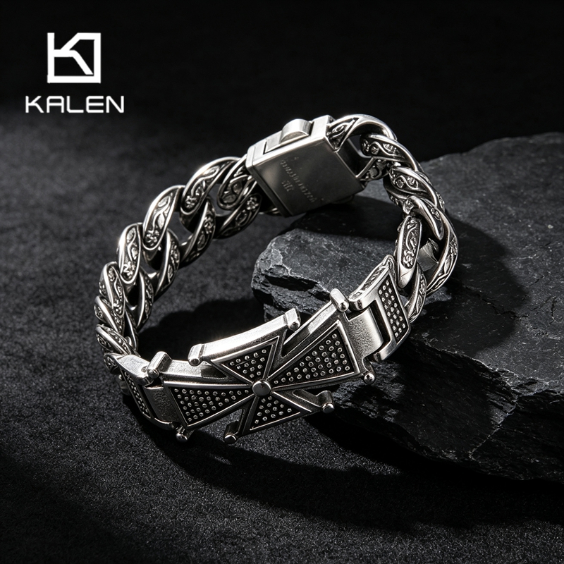 Kalen Vintage Stainless Steel  - Men Accessories Bd ulasan dan harga