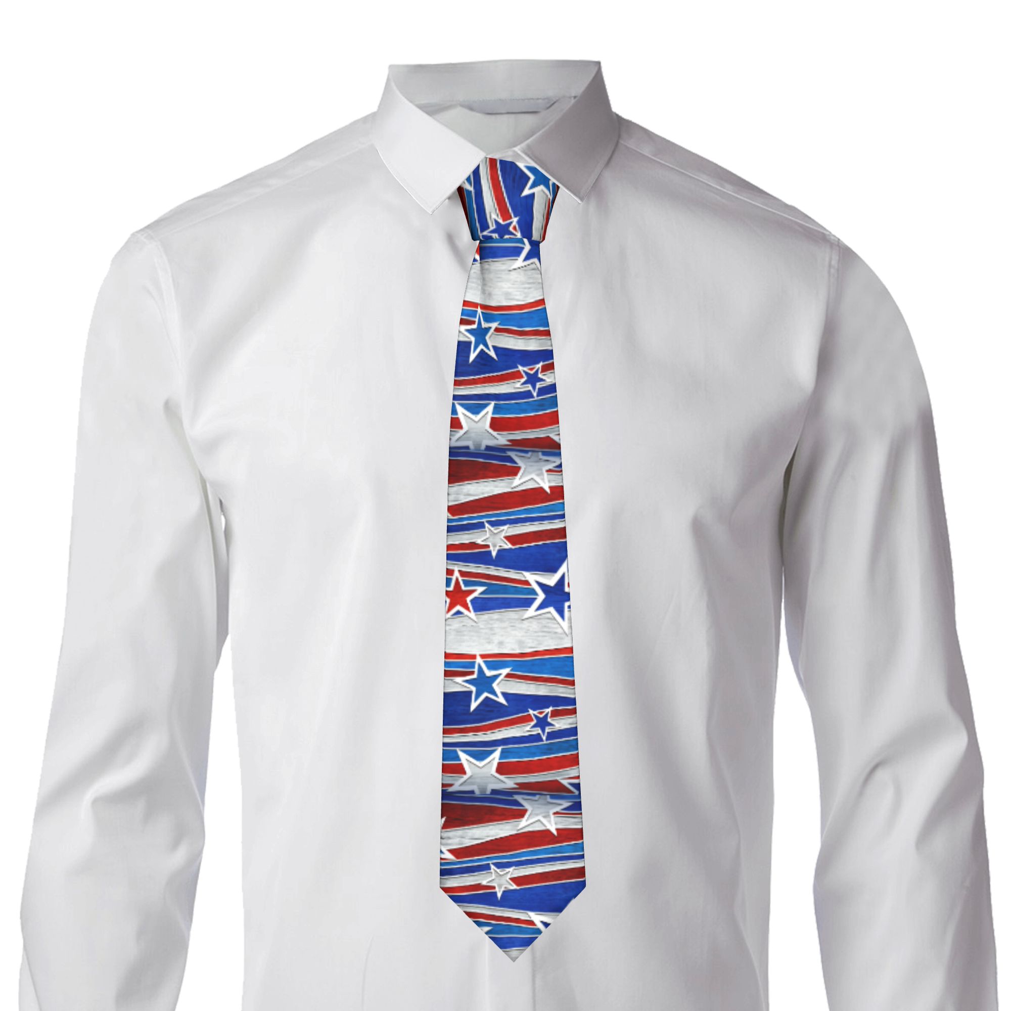 French Flag Stripes Tie  Retro - Quality Men'S Accessories ulasan dan harga