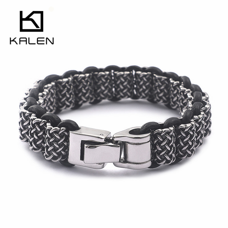 KALEN Vintage Black Leather Li - Men Accessories Bd ulasan dan harga