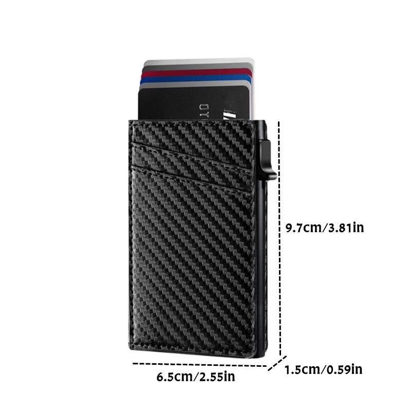 Pop up Slim Wallet for Men RFI - Card Case Minimalist ulasan dan harga