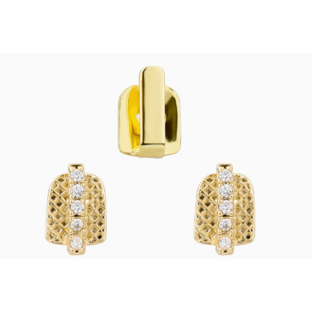 Gold Silver Plated  Iced Out T - Men Accessories Silver ulasan dan harga