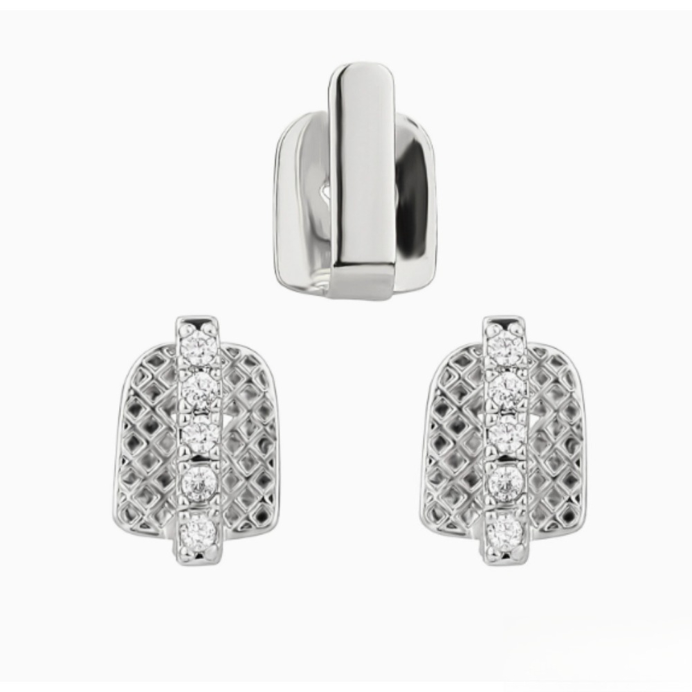 Gold Silver Plated  Iced Out T - Men Accessories Silver ulasan dan harga