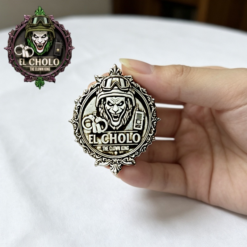Custom Clown Logo Brooch Perso - Men Accessories Brooch ulasan dan harga