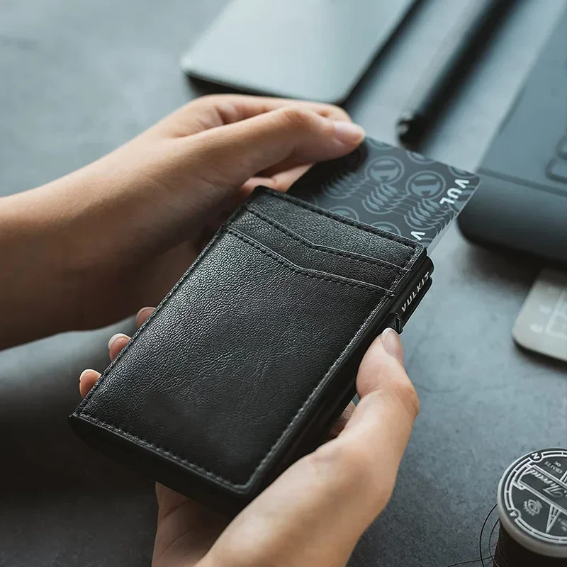 Mens Minimalist Wallet Luxury  - Card Case Minimalist ulasan dan harga