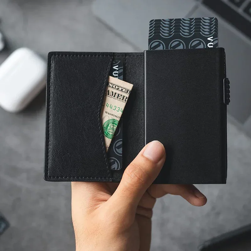 Mens Minimalist Wallet Luxury  - Card Case Minimalist ulasan dan harga