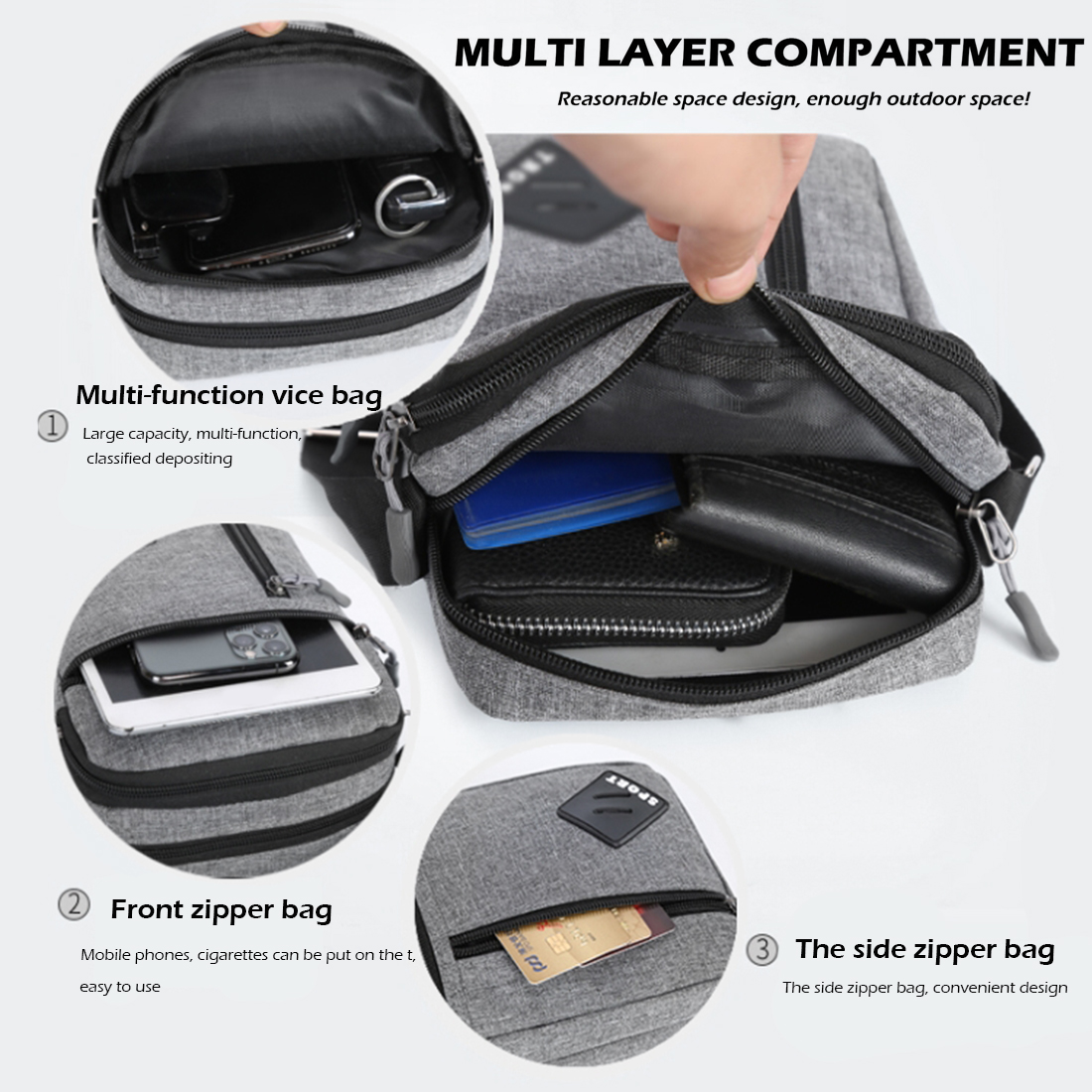 2026 Men's Messenger Bag Cross - Men Accessories Bag ulasan dan harga