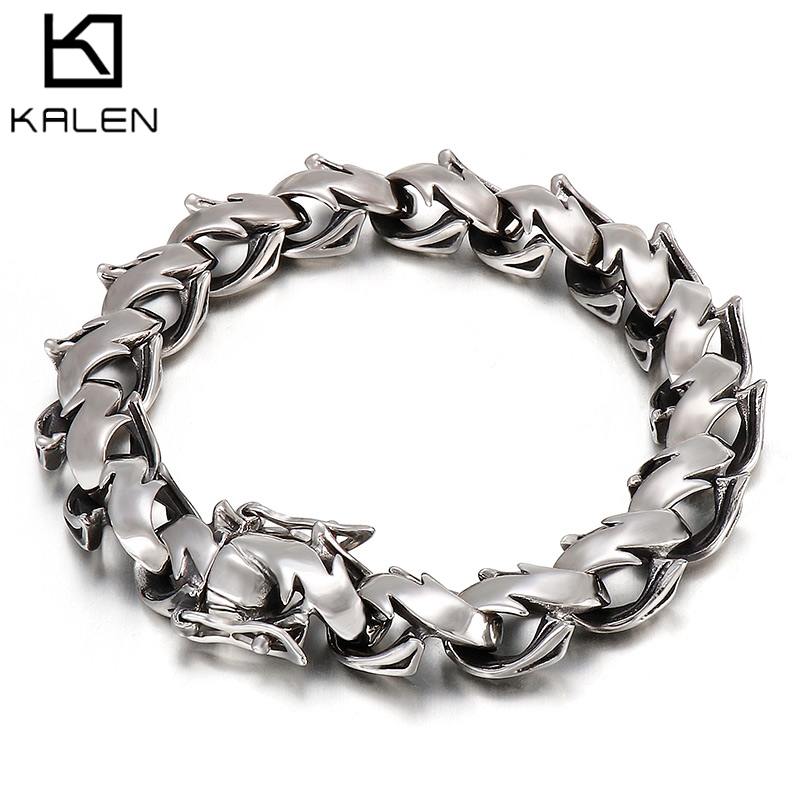KALEN Polished Chunky Bracelet - Men Accessories Bd ulasan dan harga