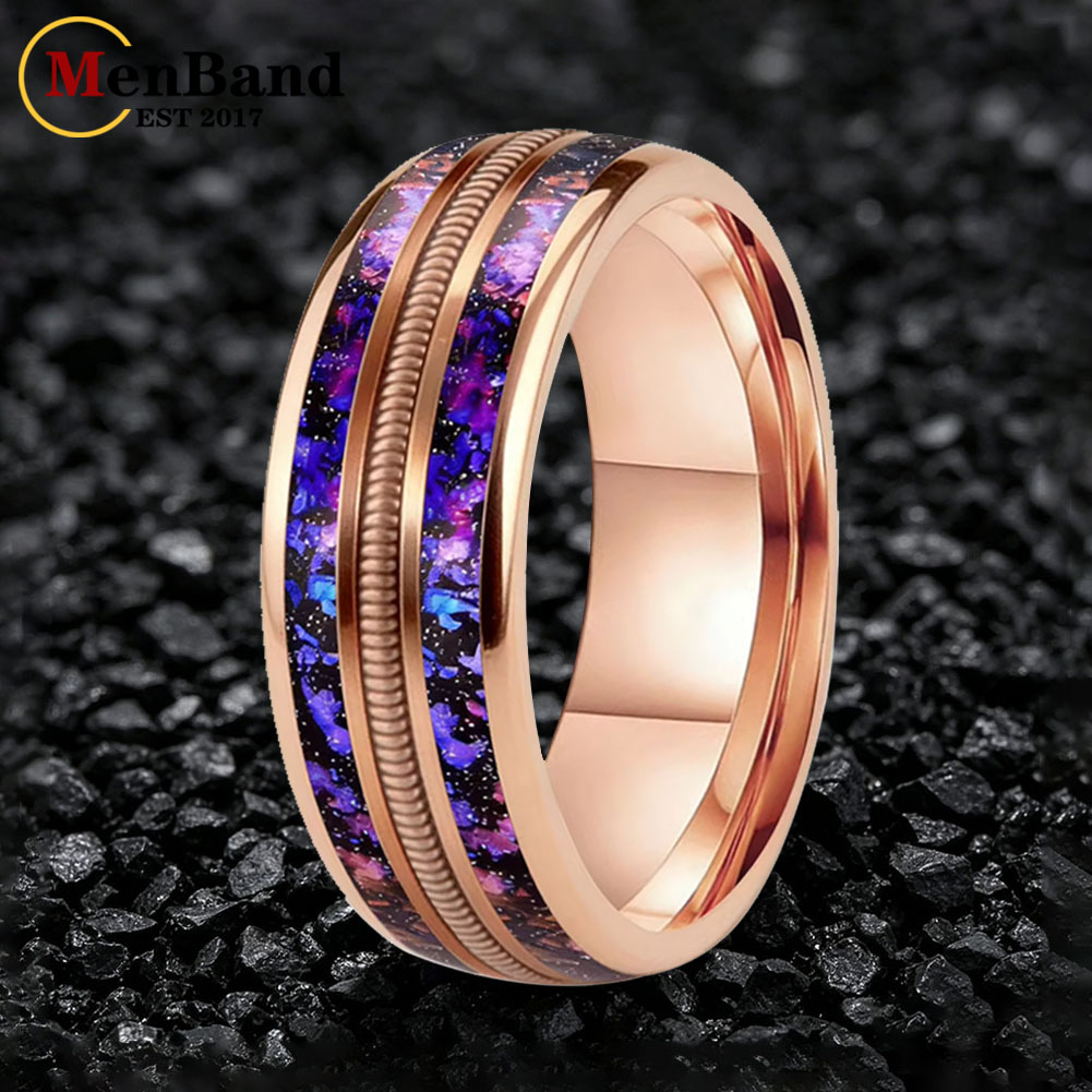 Fashion 8mm Men Women New Wedd - Men Accessories For Wedding ulasan dan harga