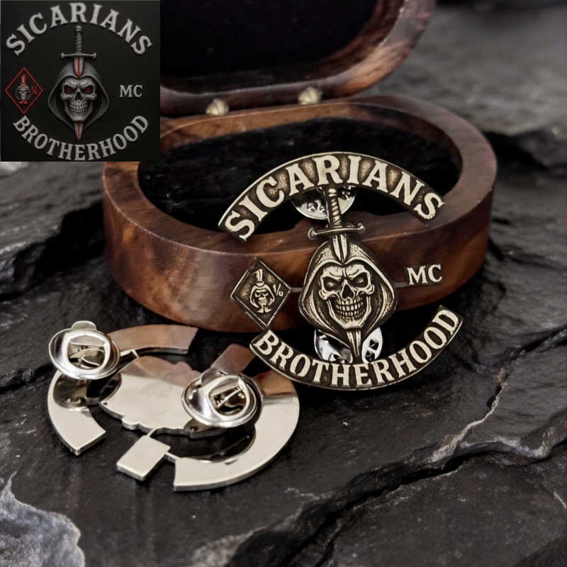 Personalized Custom MC Picture - Men Accessories Brooch ulasan dan harga