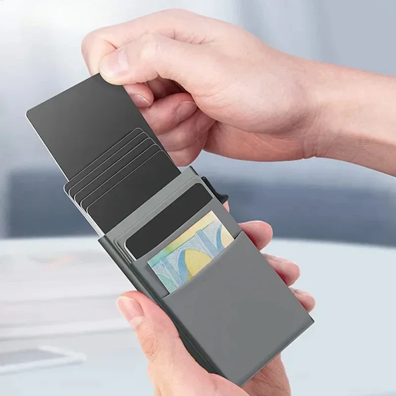 Men Rfid Anti-theft Protection - Card Case Minimalist ulasan dan harga