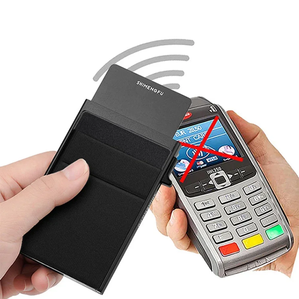 Men Rfid Anti-theft Protection - Card Case Minimalist ulasan dan harga