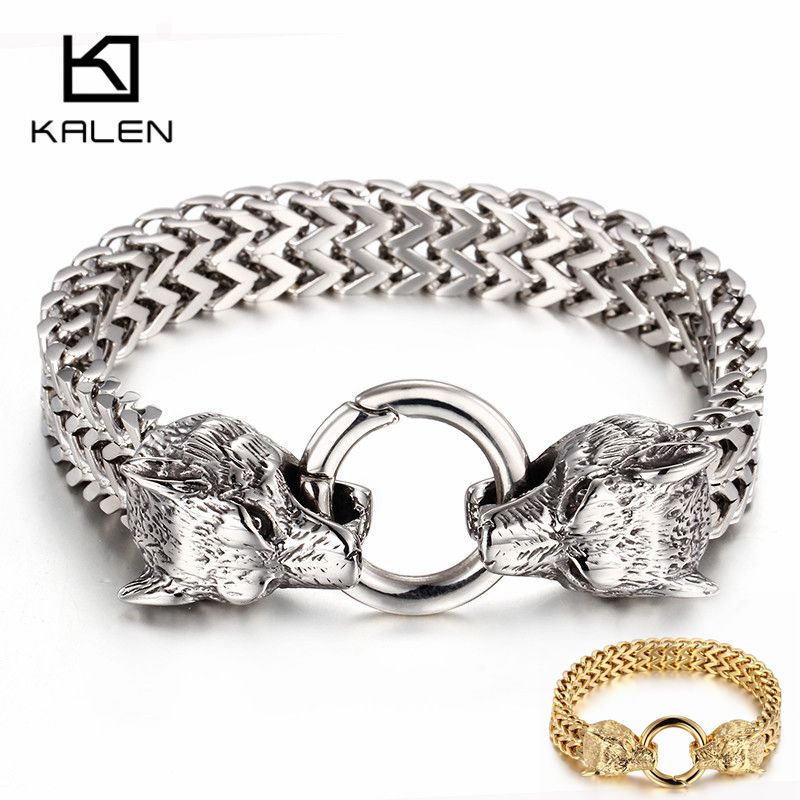 KALEN 19-23cm Rock Viking Wolf - Men Accessories Bd ulasan dan harga