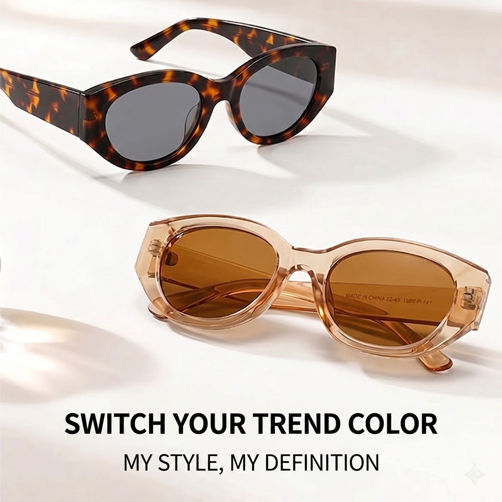 Women Men Classic Cat-Eye Pola - Quality Men'S Accessories ulasan dan harga