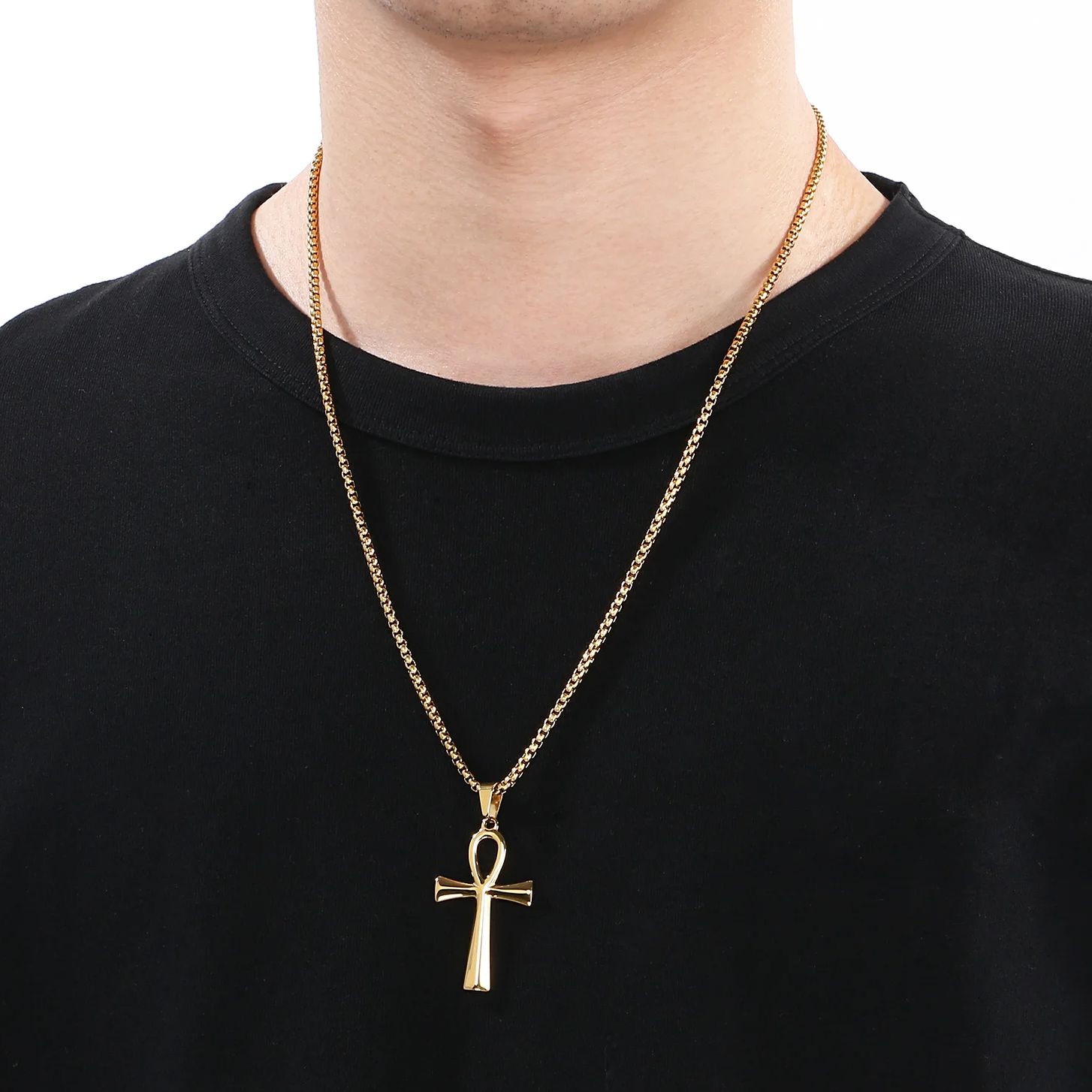 HaoYi Stainless Steel Egypt Cr - Men'S Accessories Jewelry Egypt ulasan dan harga