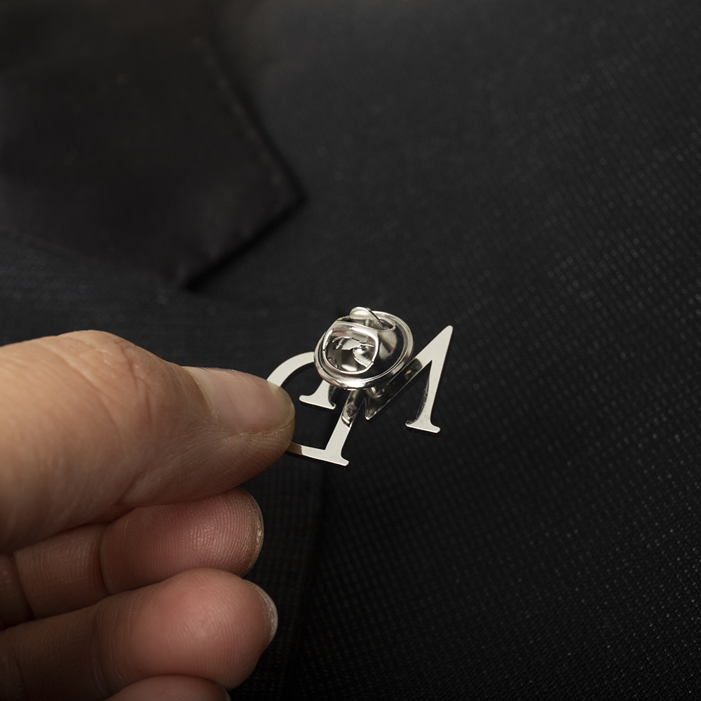 Tangula Custom Initials Brooch - Men Accessories Brooch ulasan dan harga