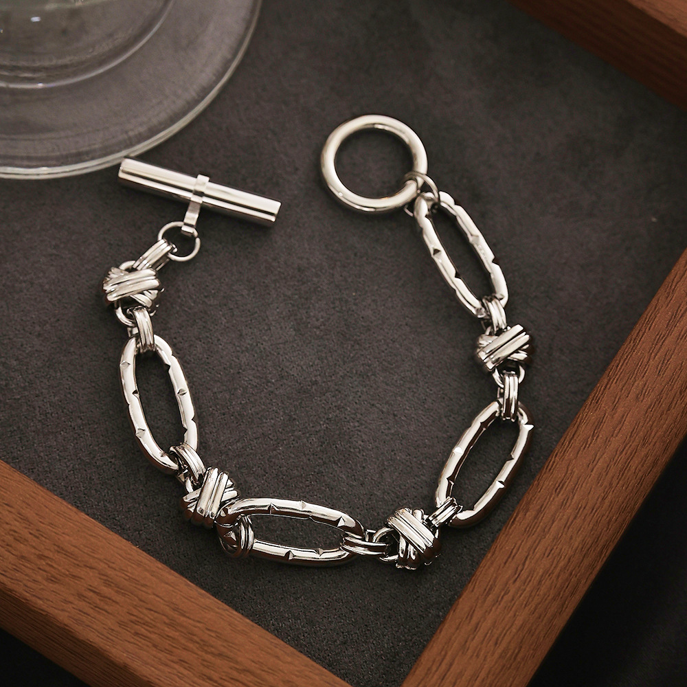 New Hip Hop 316L Stainless ste - Men Accessories Aesthetic ulasan dan harga