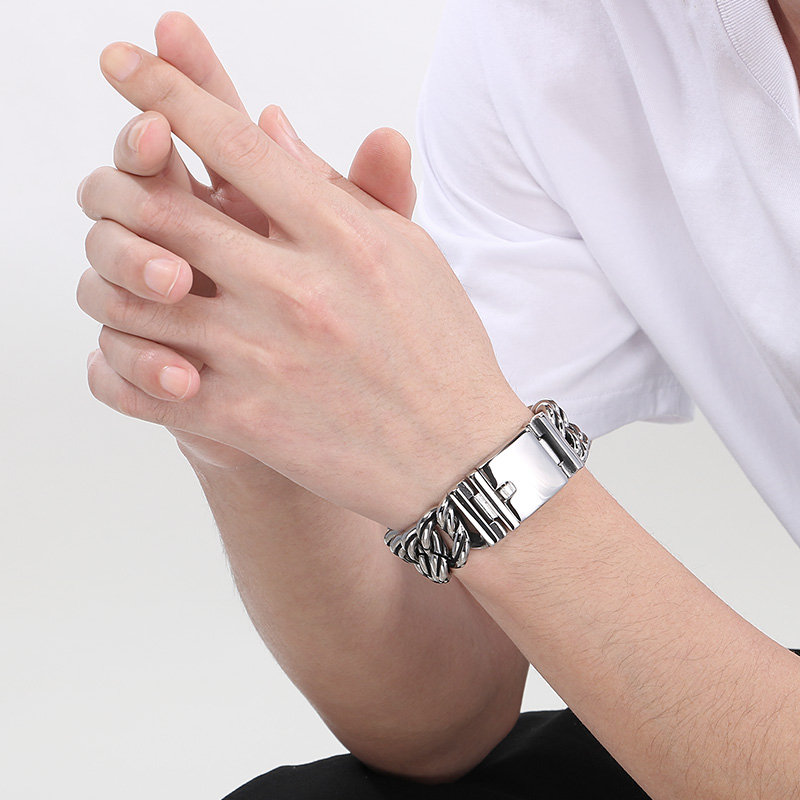 KALEN 22MM Twisted Link Chain  - Men Accessories Bd ulasan dan harga