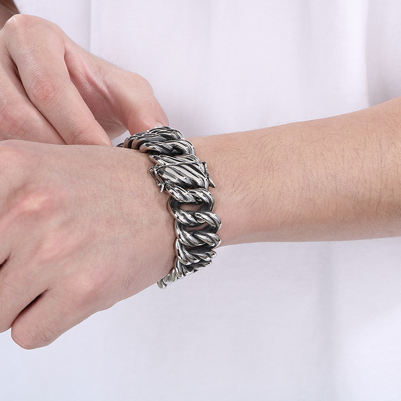 KALEN 22MM Twisted Link Chain  - Men Accessories Bd ulasan dan harga