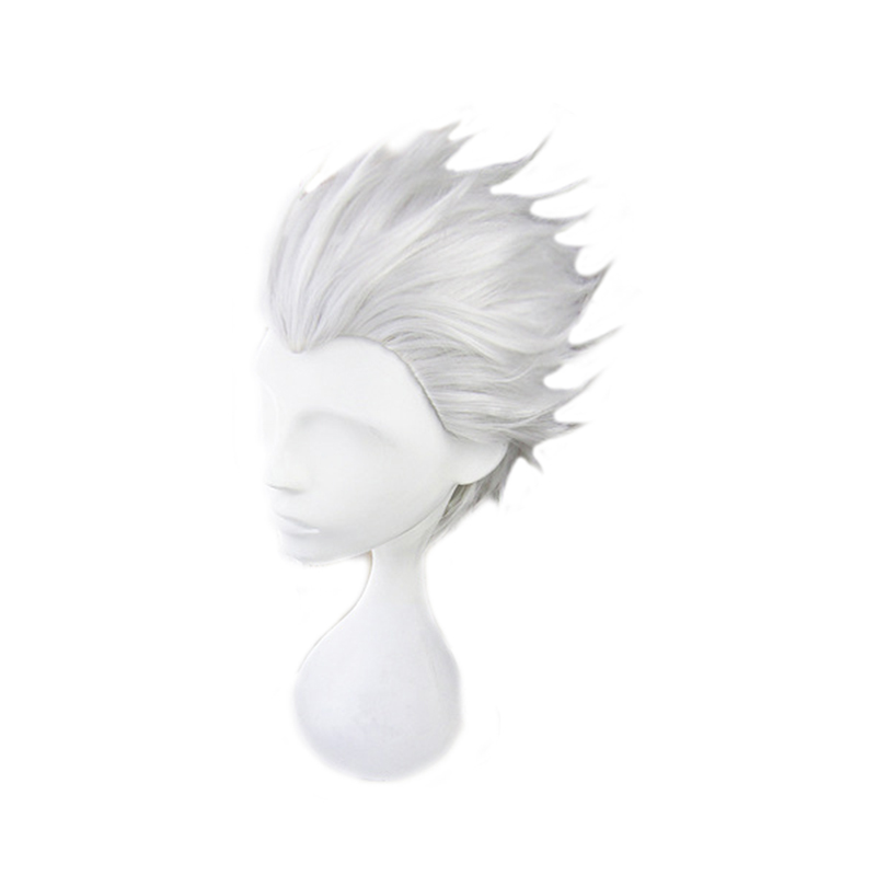 Vergil Cosplay Wig Short Silve - Men Accessories Silver ulasan dan harga