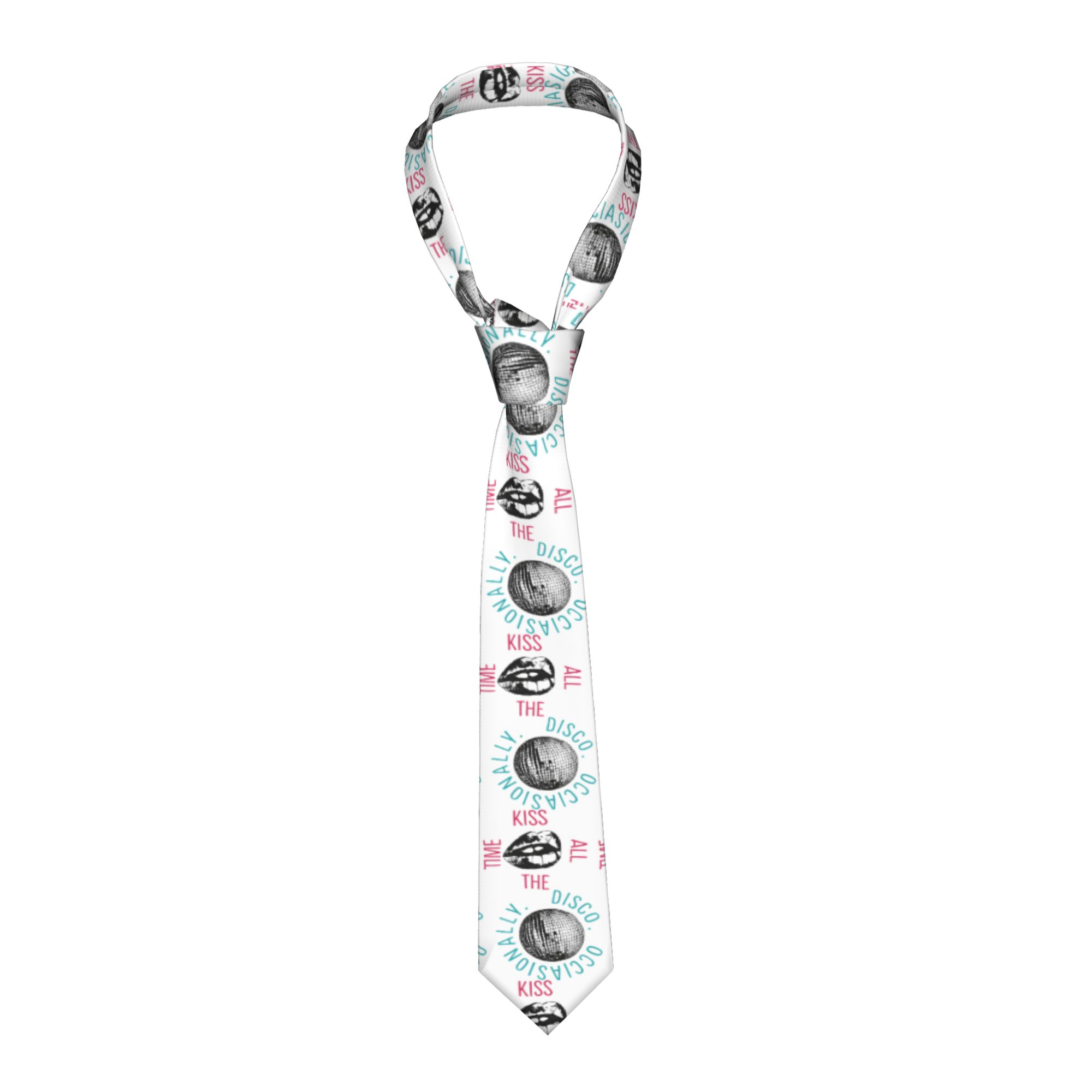 Mens Tie Kiss All The Time Dis - Quality Men'S Accessories ulasan dan harga