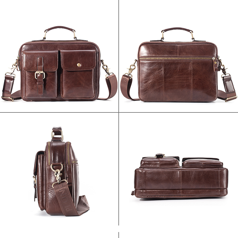 Brand New Cowhide Leather Mess - Men Accessories Bag ulasan dan harga