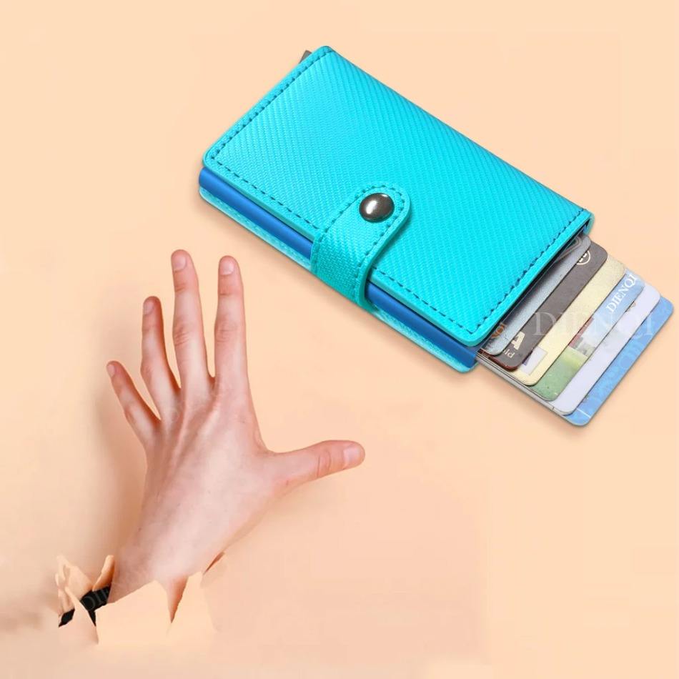 PU Leather Business Card Holde - Card Case Minimalist ulasan dan harga