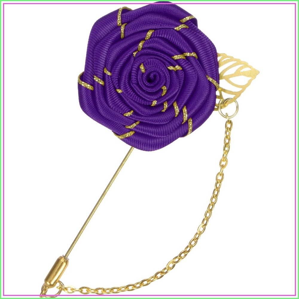 Rose Brooch Pin Cloth Rose Flo - Men Accessories Brooch ulasan dan harga