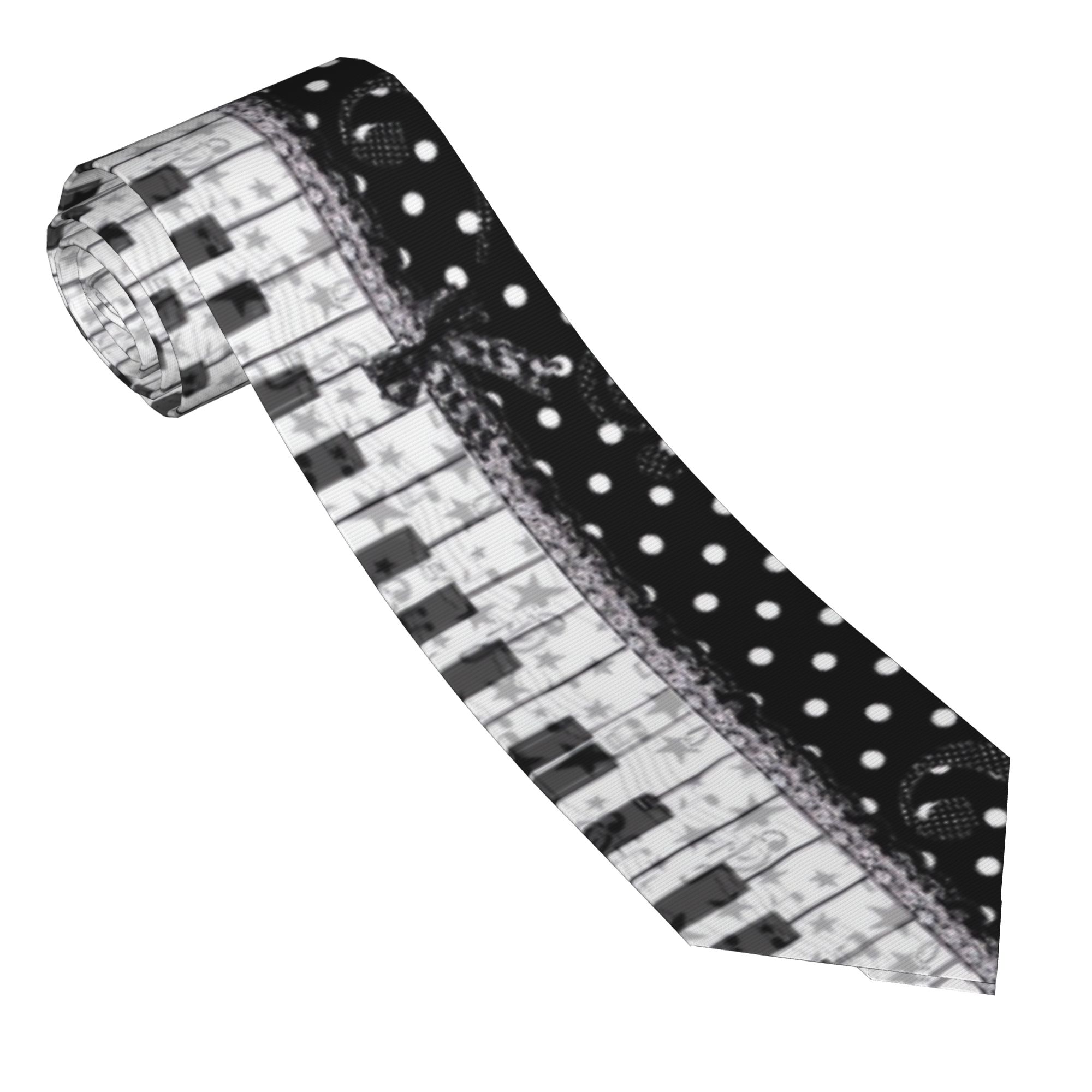 Mens Tie a polka dot and piano - Quality Men'S Accessories ulasan dan harga