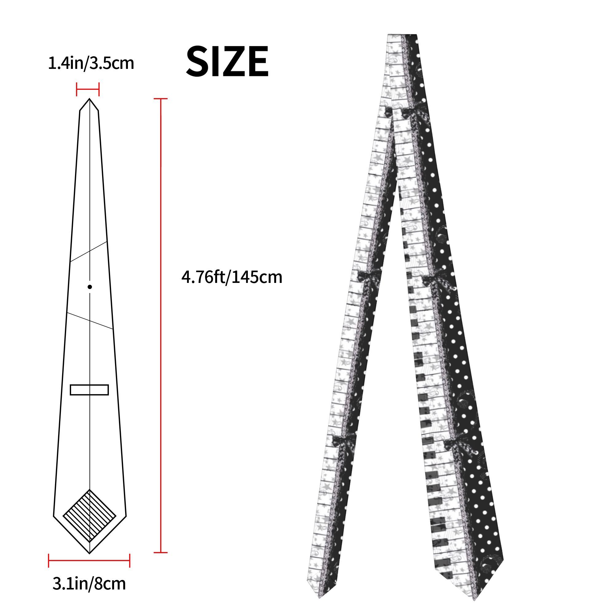 Mens Tie a polka dot and piano - Quality Men'S Accessories ulasan dan harga