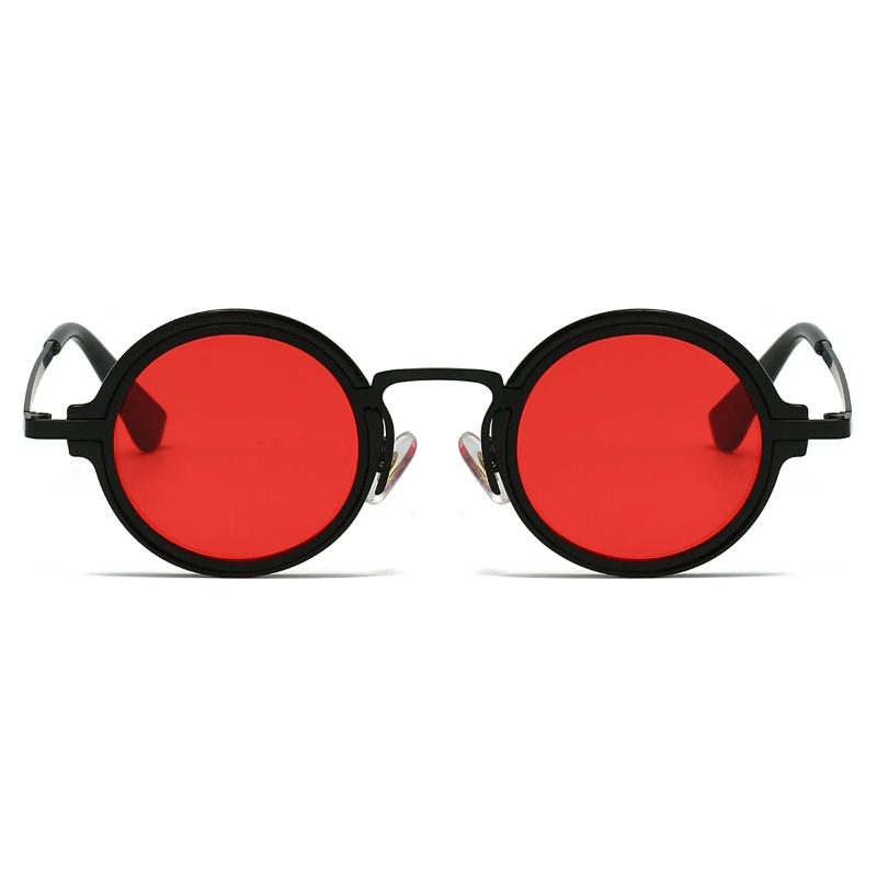 New Retro Metal Round Frame Su - Quality Men'S Accessories ulasan dan harga
