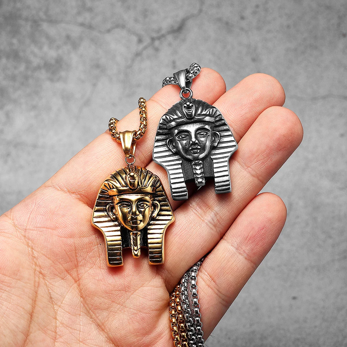 Egypt Pharaoh Sphinx Men Neckl - Men'S Accessories Jewelry Egypt ulasan dan harga