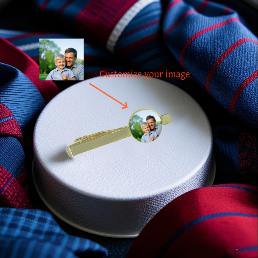 Custom Photo Engraved Text Tie - Men Accessories For Wedding ulasan dan harga