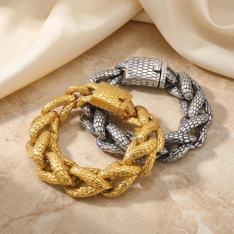 Kalen Snake Skin Cuban Link Me - Men Accessories Bd ulasan dan harga